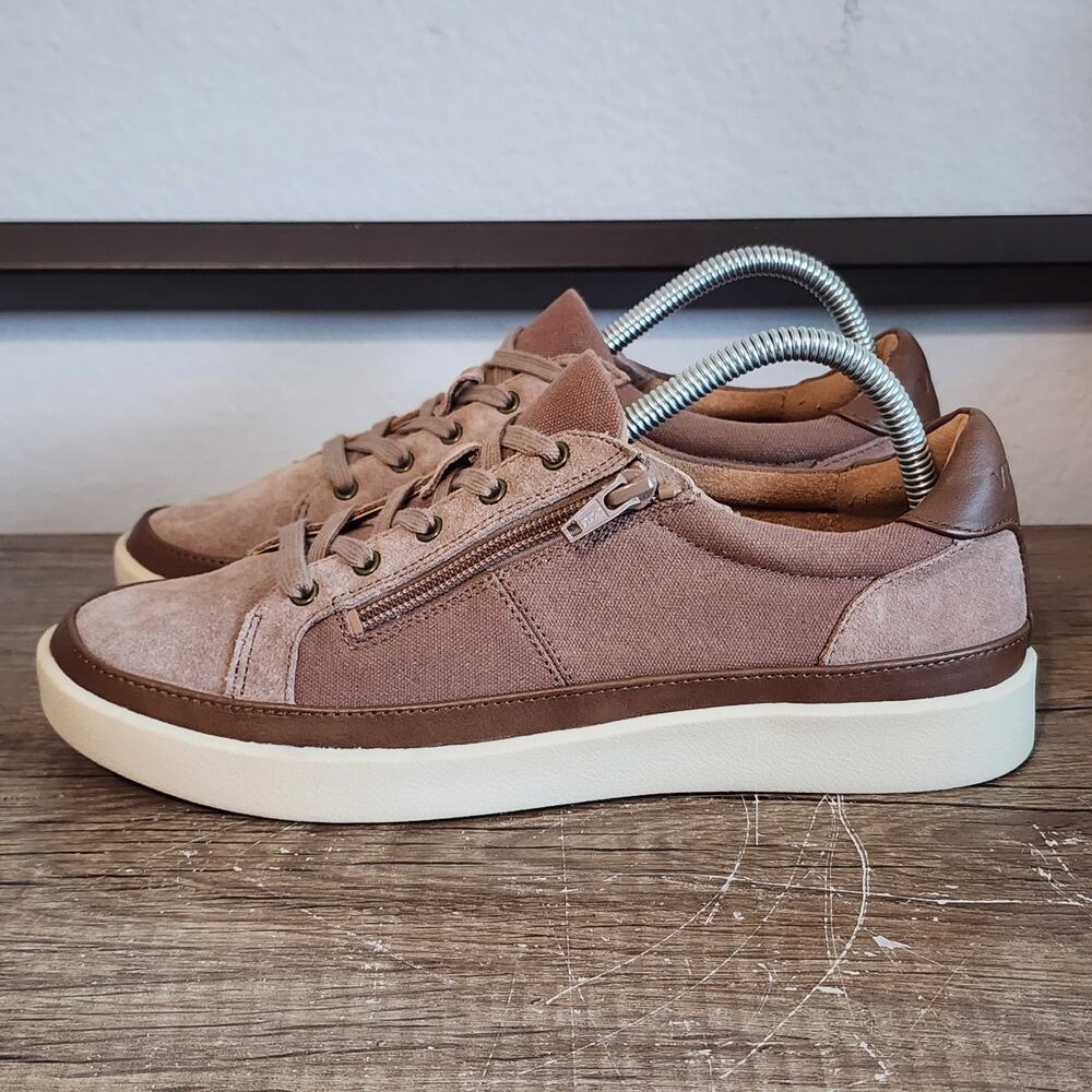 Vionic Women's Sneakers in Brown and Cream